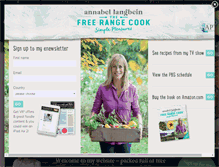 Tablet Screenshot of annabel-langbein.com